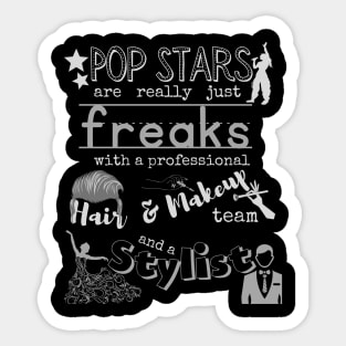 Truth about Pop Stars Sticker